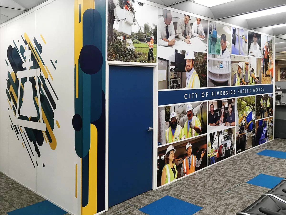 City of Riverside Interior Wall Graphics