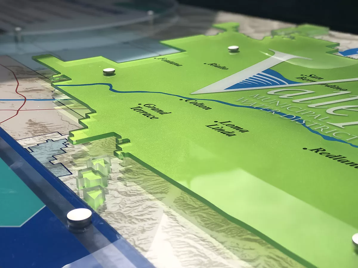 San Bernardino Valley Municipal Water District Acrylic Signage