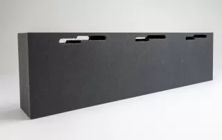 High-density composite foam insert