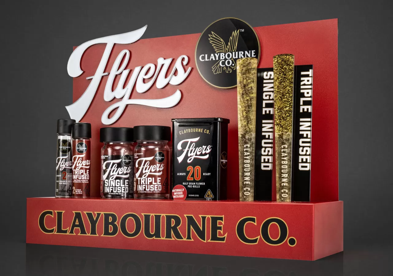 Claybourne Flyers countertop display