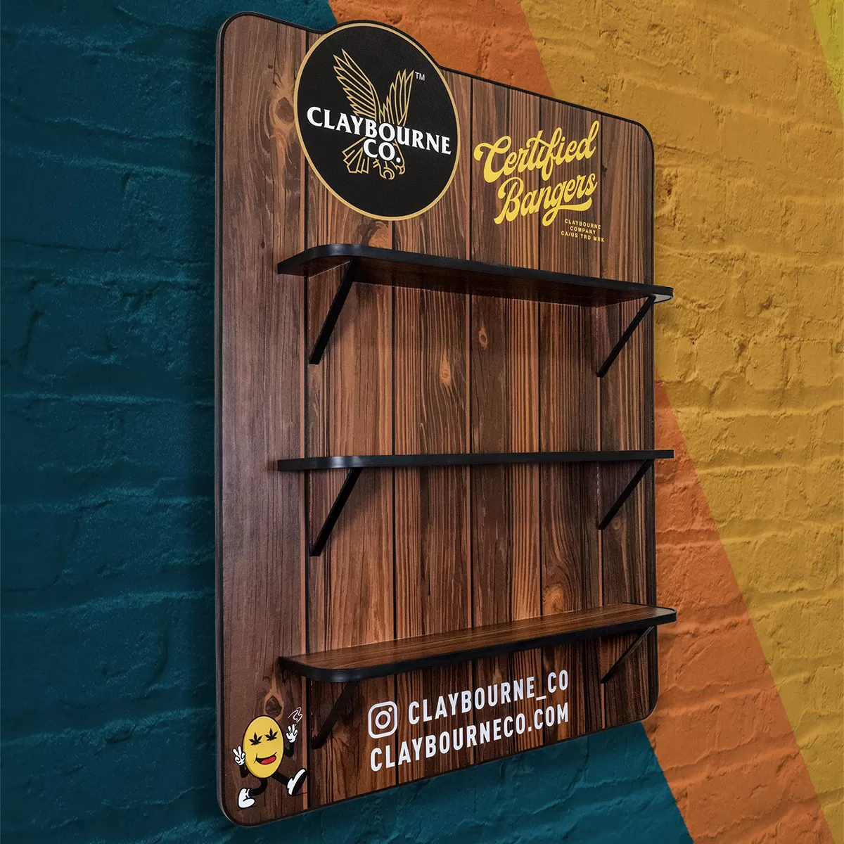 Wall Display: Claybourne Retail/Point-of-Purchase