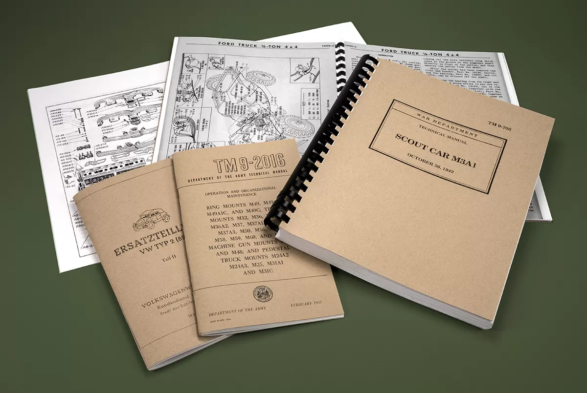 Copies: Scan & Print Vintage Vehicle Manuals