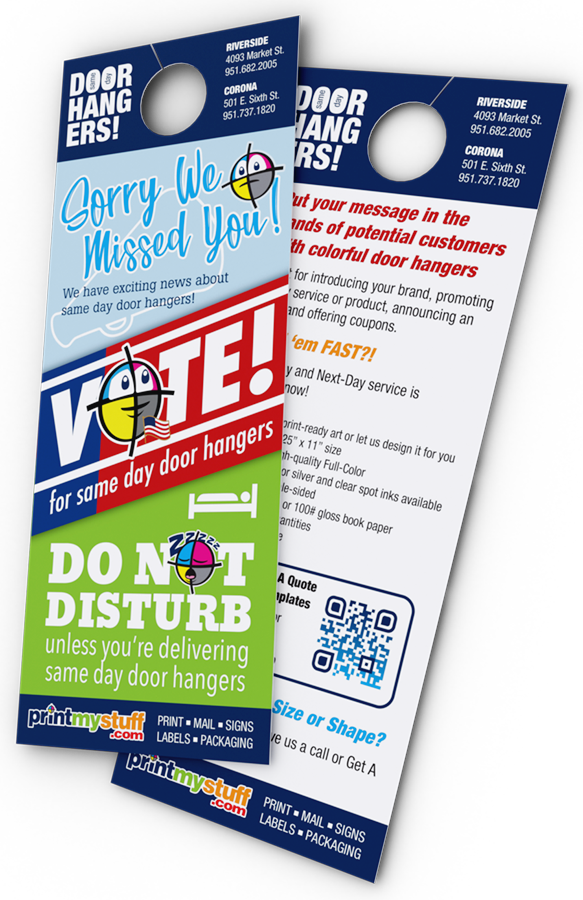 Same Day & Next-Day Door Hangers