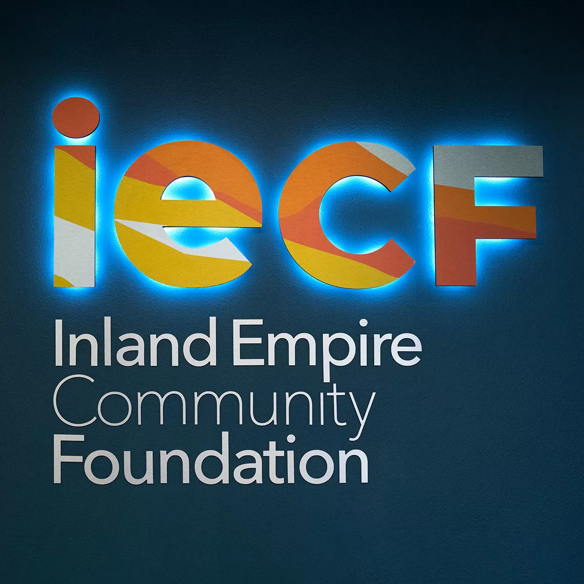 IECF Backlit Lobby Sign