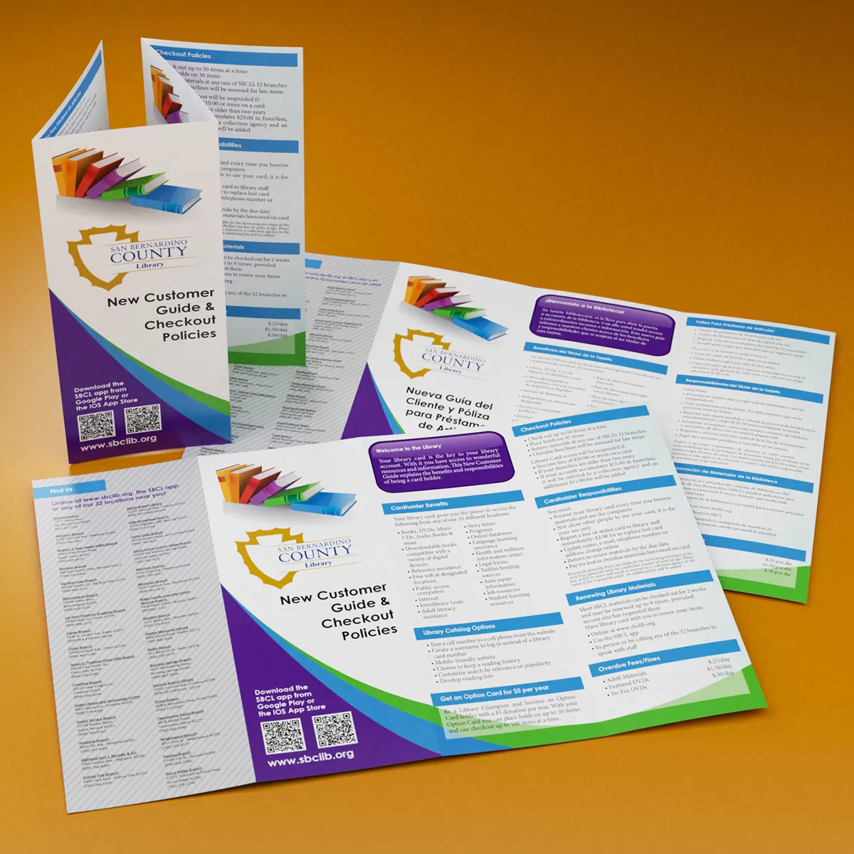 Brochures: San Bernardino County Library, New Members