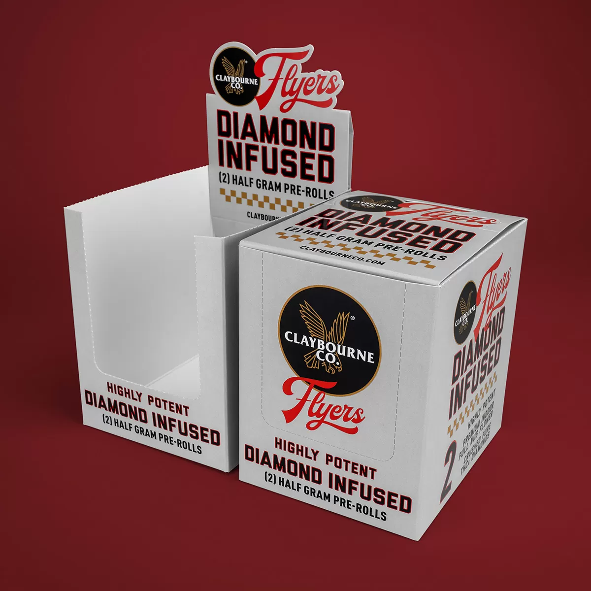 Packaging & Displays: Claybourne Ship & Point-of-Purchase Boxes
