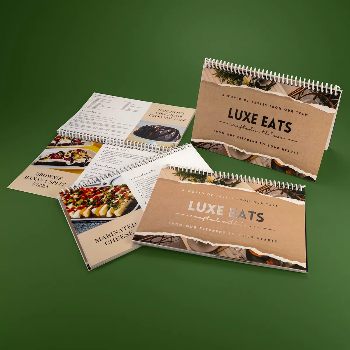 Binding & Finishing: Luxe Eats Cookbook