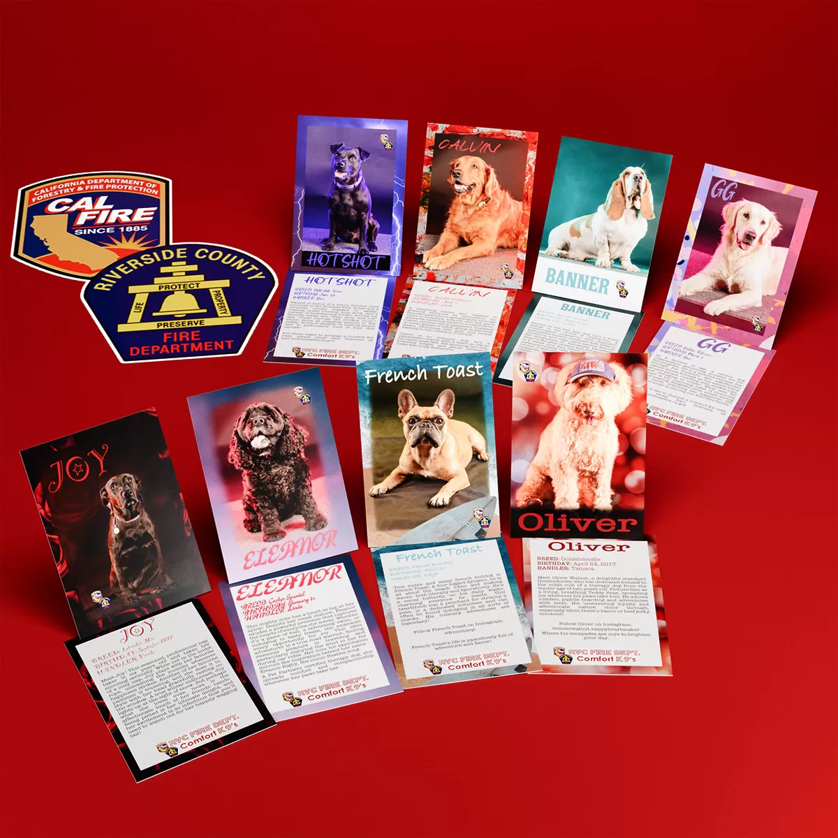 Trading Cards: Comfort K-9's