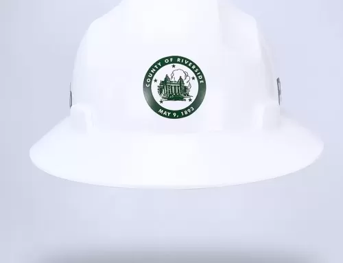 Custom Hard Hat Stickers: Riverside County Parks