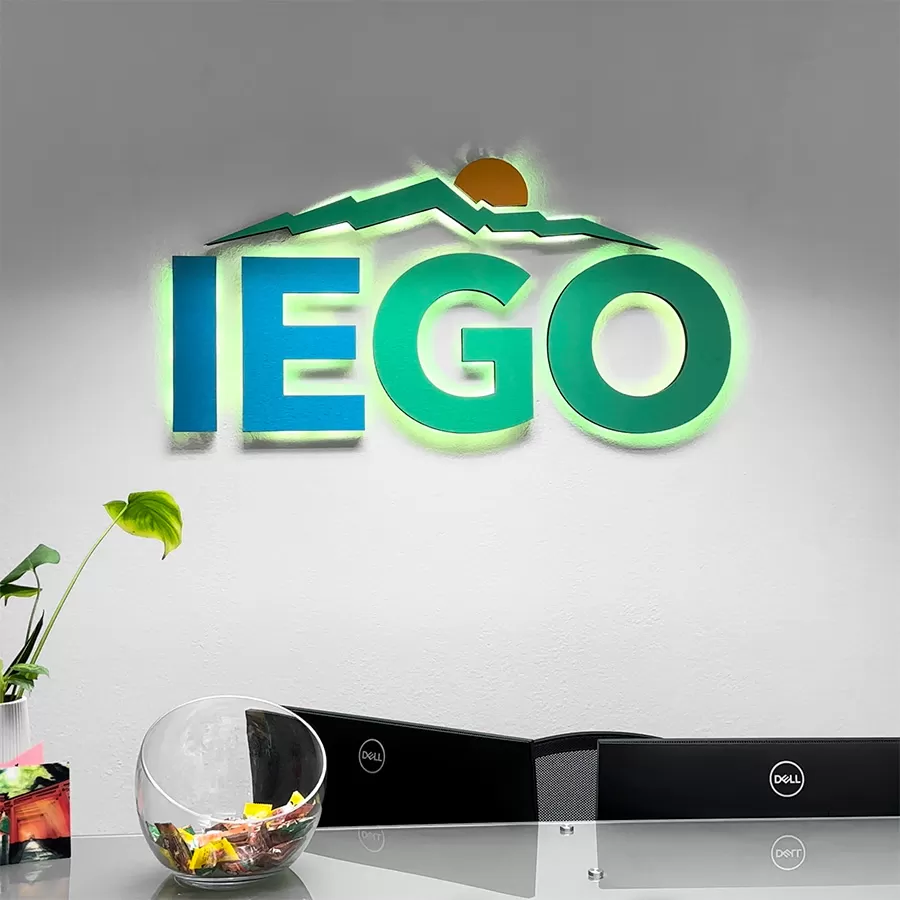 Illuminated Signs & Wall Graphics: IEGO
